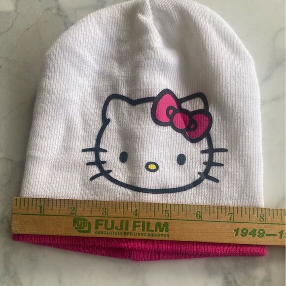 Hello Kitty Beanie pink white one size - Picture 4 of 7